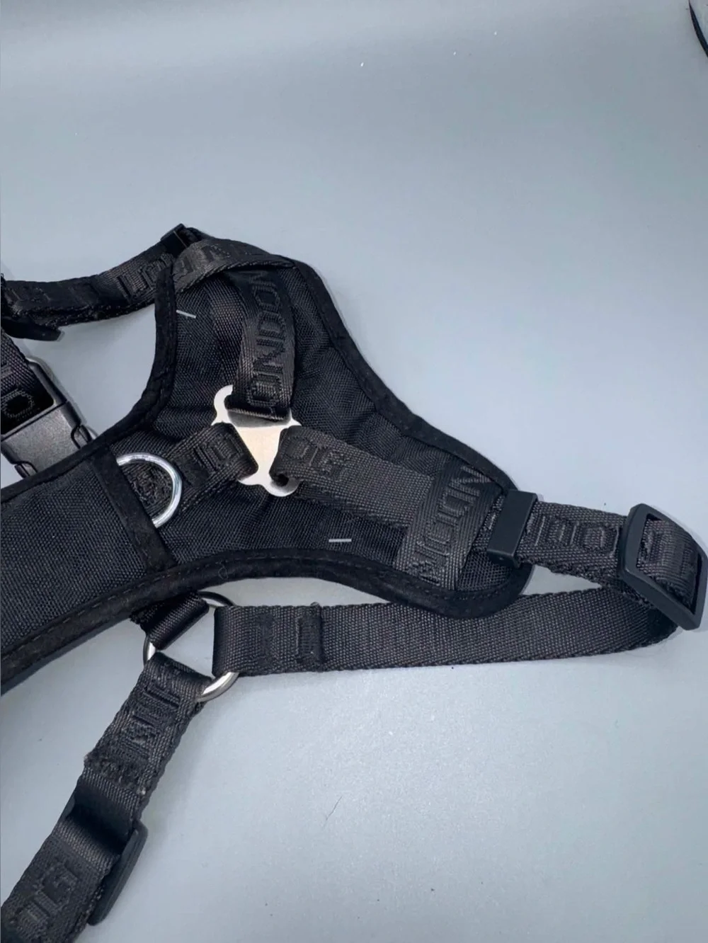 NEW London Fog Black No-Pull Padded Dog Harness